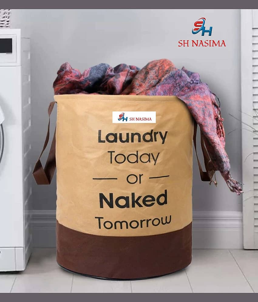 SH NASIMA Beige Laundry Bag view 2