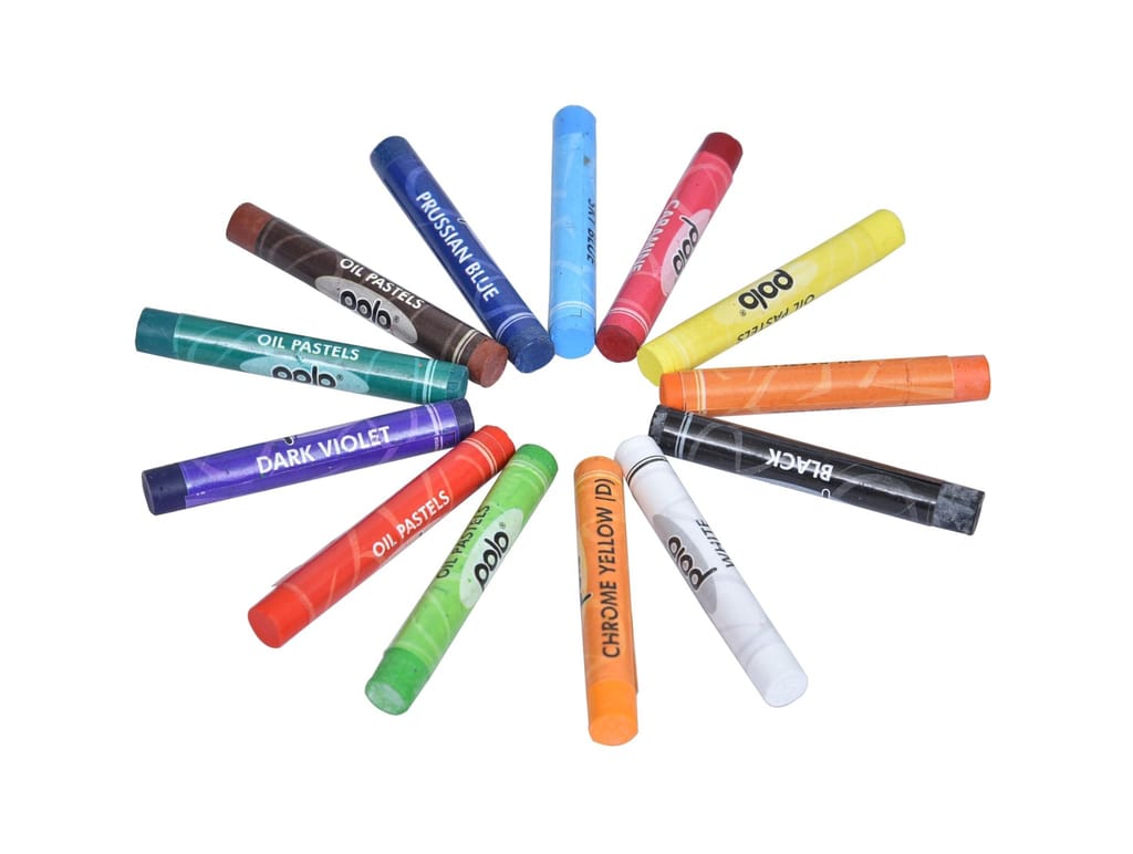 polo Oil Pastels - 16 Vibrant Colors, Smoother Texture, Non-Toxic & Safe for Kids, Includes Free Scraping Tool, Ideal for Artists, Students, & Beginners, Perfect for Drawing & Craft Projects view 2