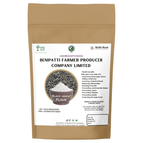 Black Wheat Flour - 1kg view 2