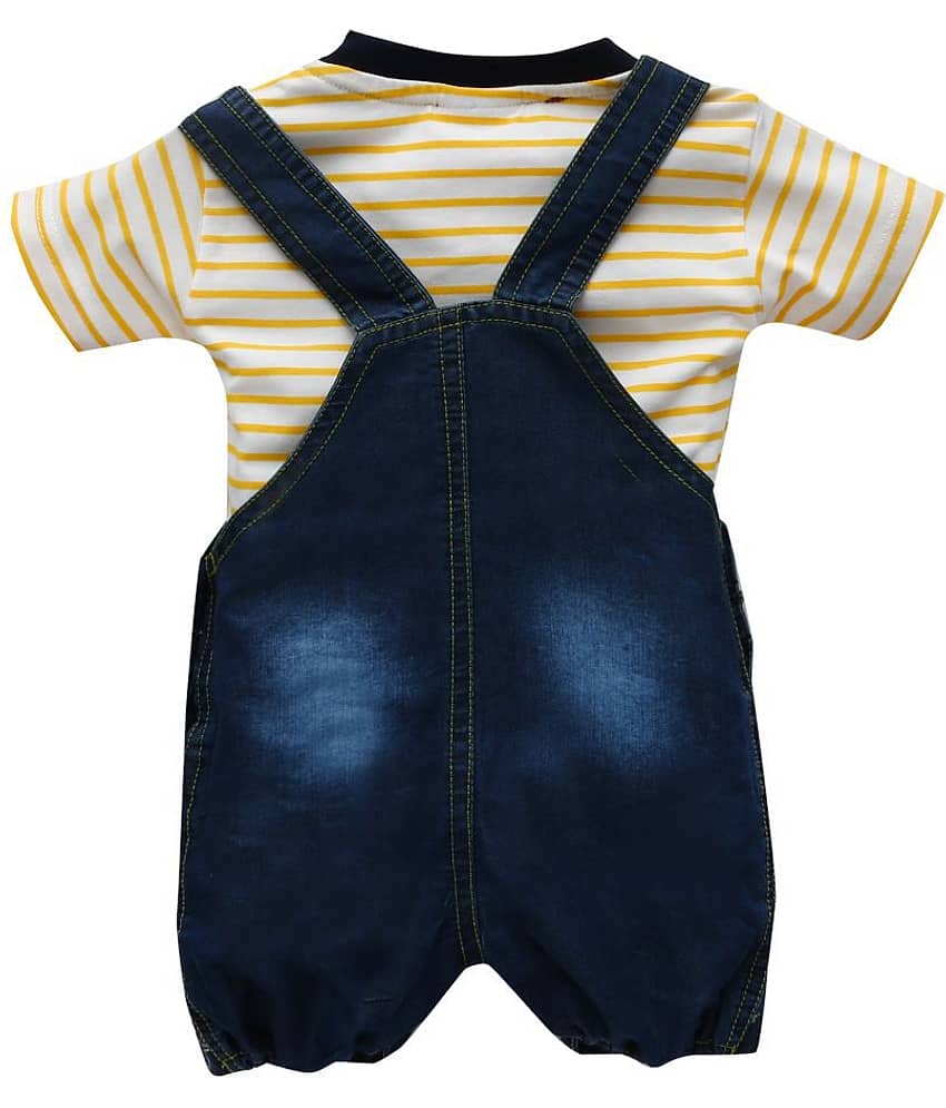 Zadmus Unisex for Baby Cotton Blend Bodysuit ( Yellow ) view 2