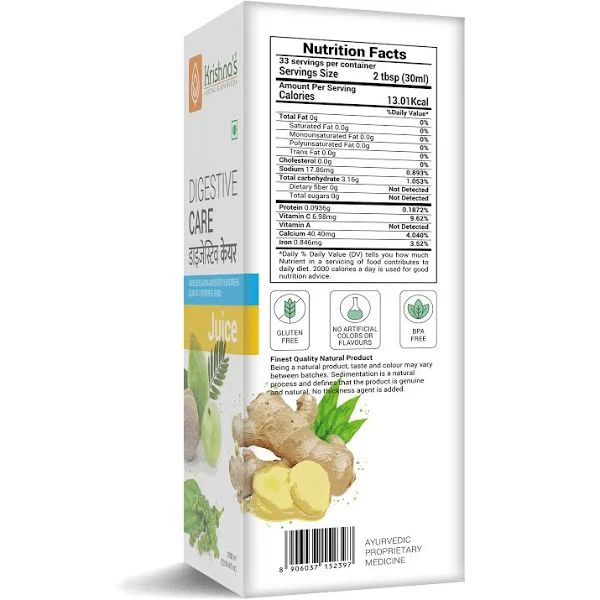 Krishna's Herbal & Ayurveda Digestive Care Juice 1000ml view 2
