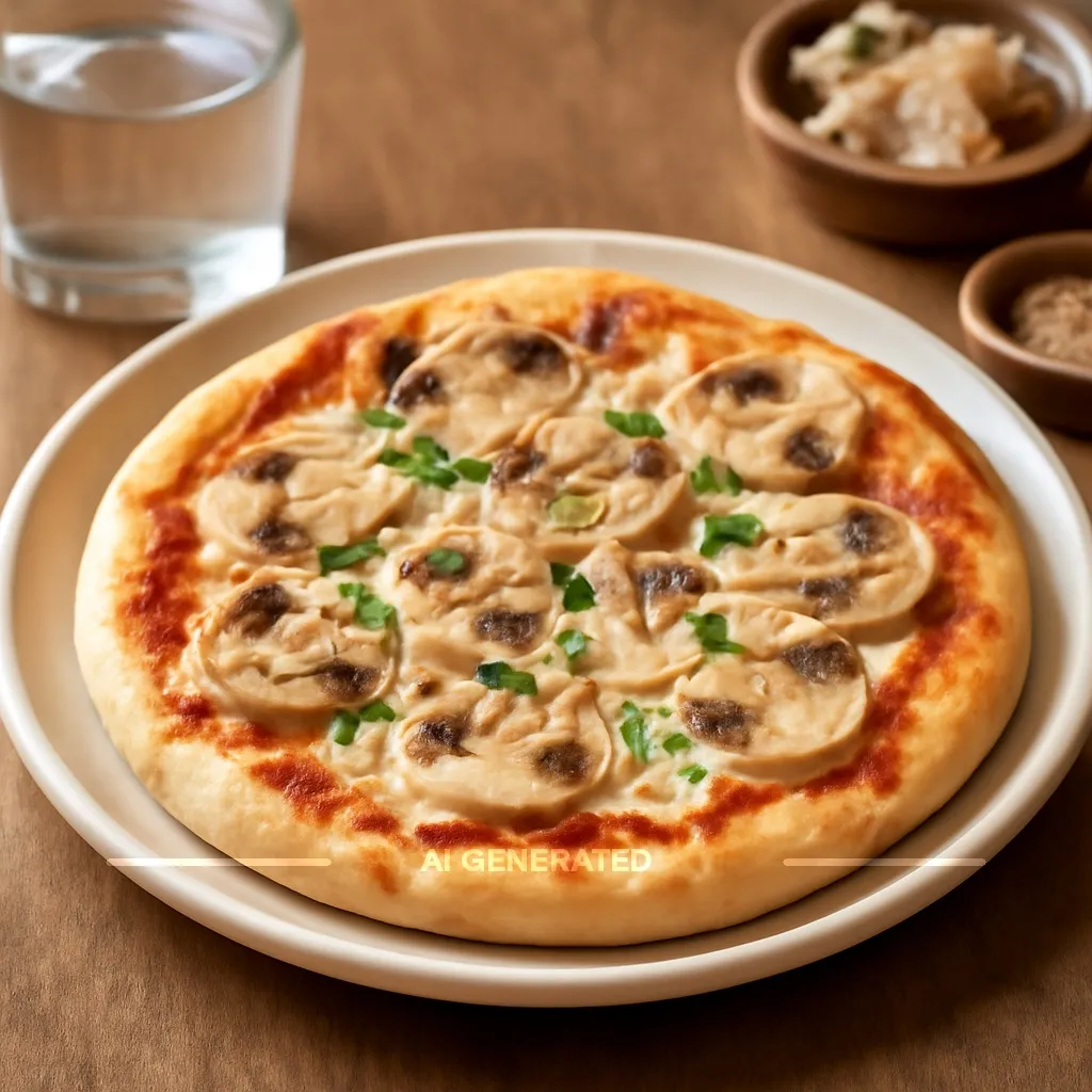 6" Mushroom Pizza