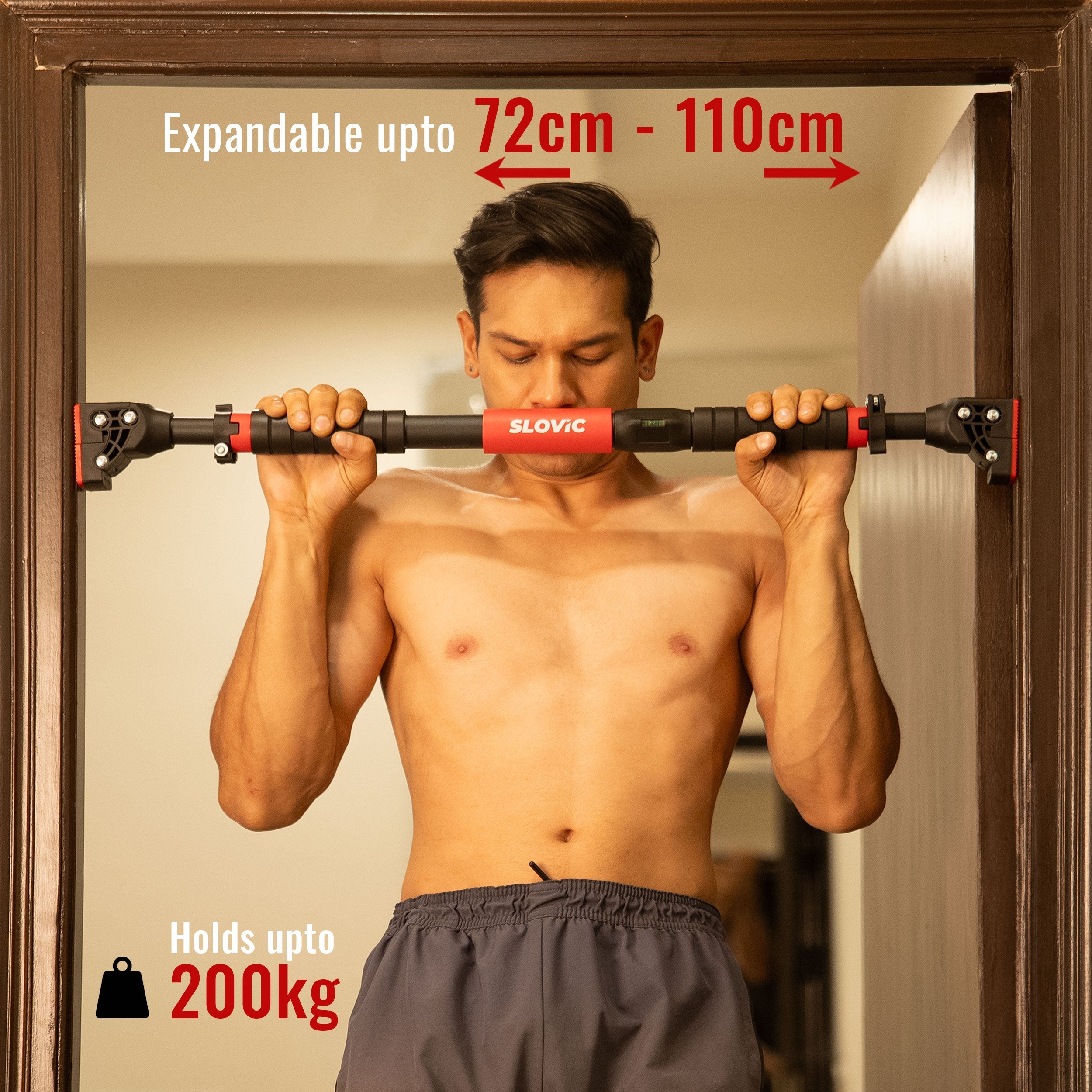 Slovic Adjustable Door Pull Up Bar | 200 kg view 2