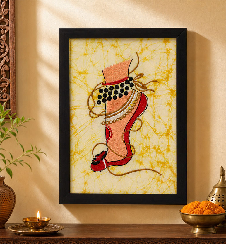 Handcrafted Batik Framed Decorative Wall Art