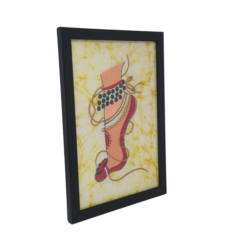 Handcrafted Batik Framed Decorative Wall Art view 2