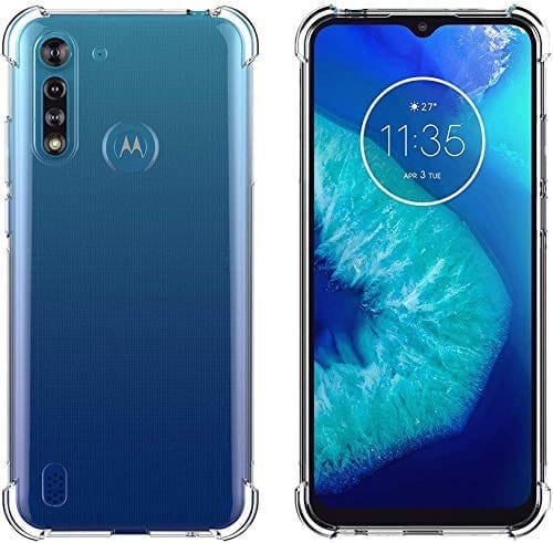 Faircost for Moto One Fusion Plus Back Cover Shockproof (Silicon| Transparent) view 2