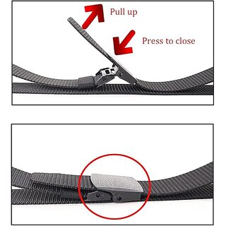 (Pack of 2)Plastic Cam Buckle with Adjustable Nylon Belt view 2