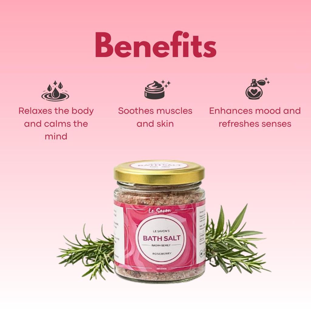 Le Savon Rosymarry Bath salts view 2