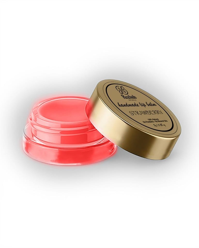 Rozhub Naturals Vegan Lip Balm - Strawberry - 8g view 2