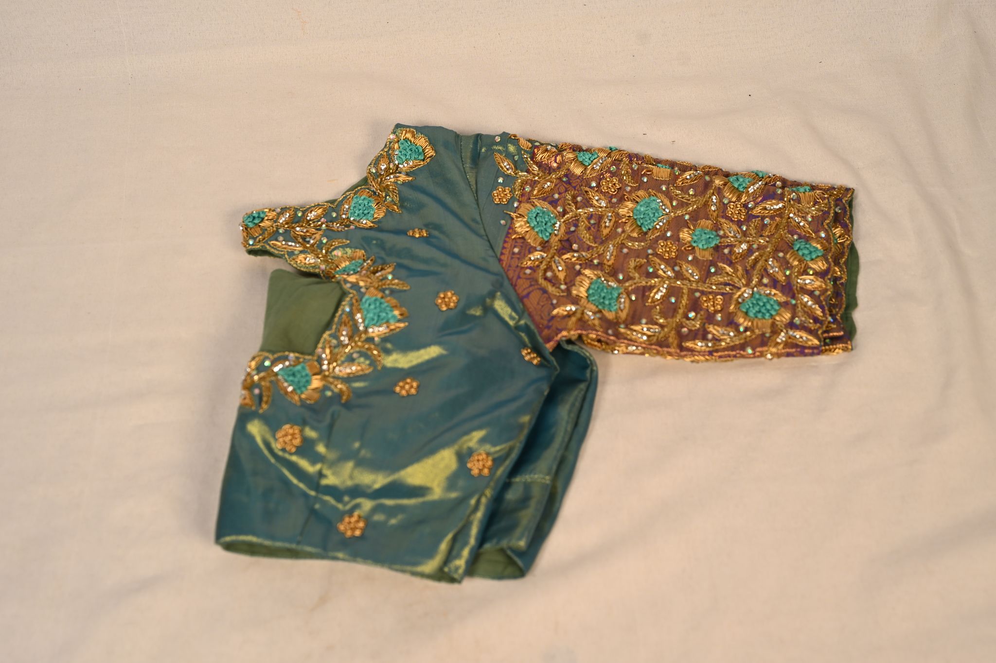 Maggam work blouse view 2