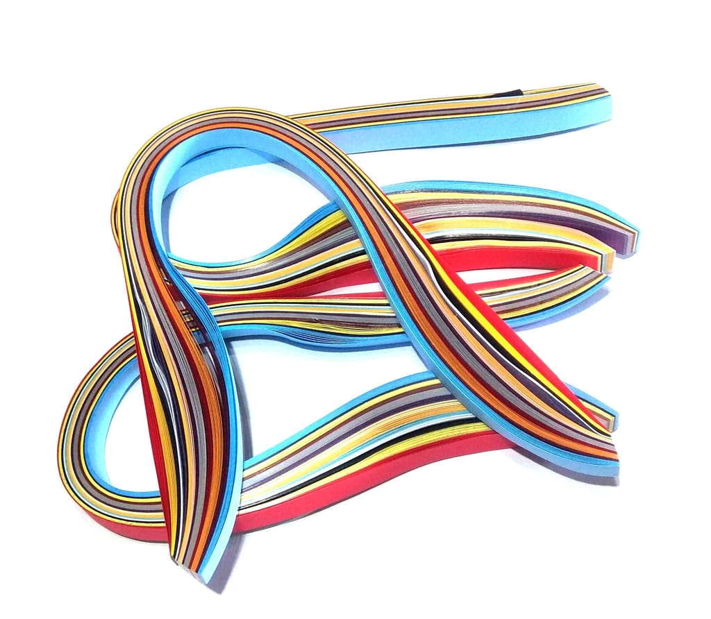 Nawani 3 Packets 10mm Quilling Paper of 10 Different Colors ( 80 Strips in Each Packet) view 2