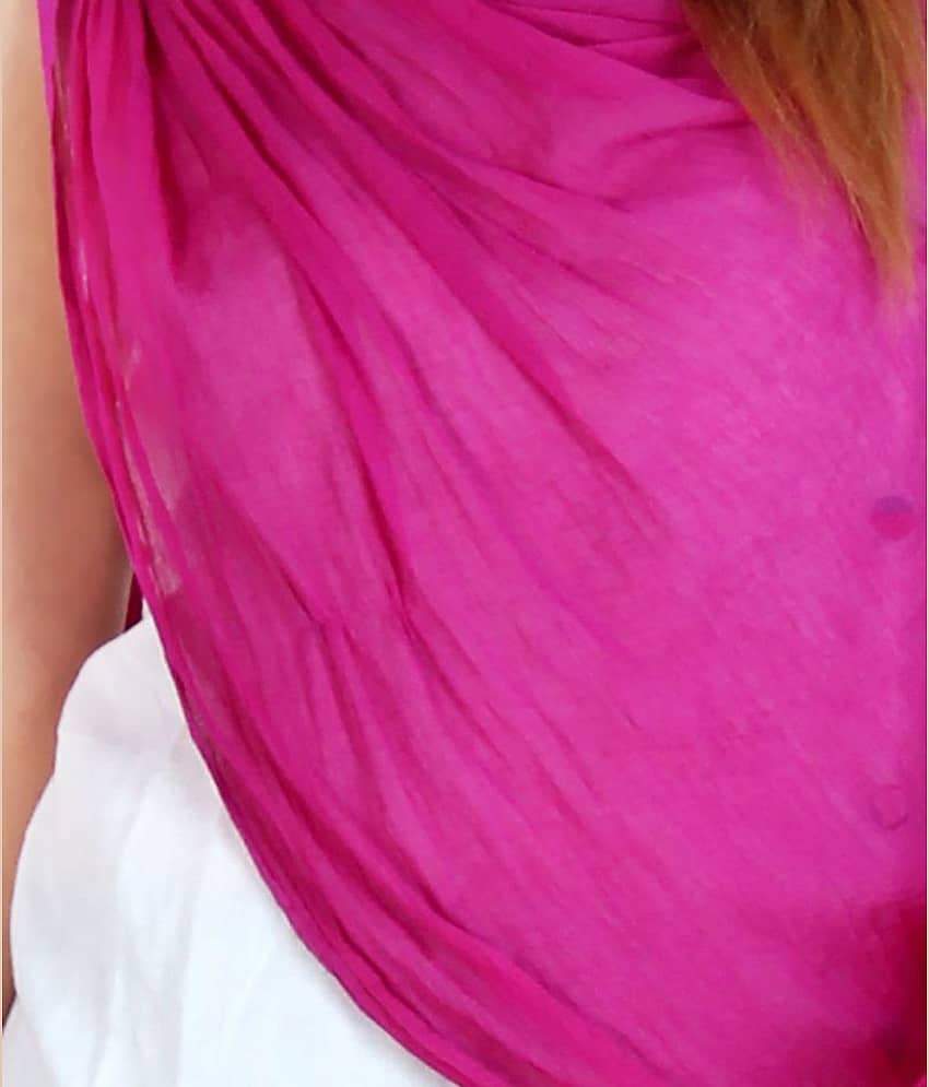 Apratim Pink Chiffon Dupatta - Single view 2