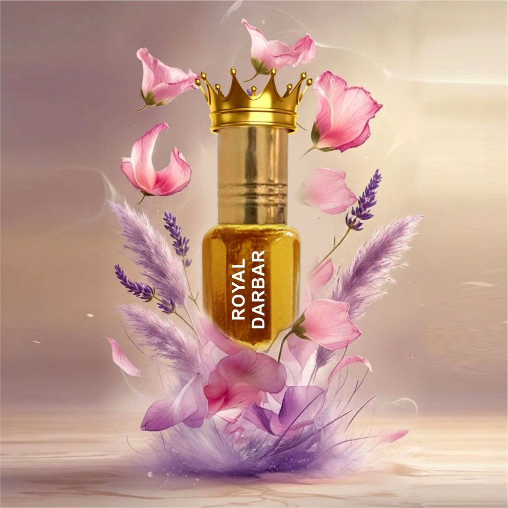 Shri ShriJi Golden Lotus Premium Attar Combo – Pack of 3 (Red Rose, Saffron Sandal, Royal Darbar) | 100% Pure Concentrated Perfume Oil | Long-Lasting & Alcohol-Free | Feel The Aromatic Peace view 2
