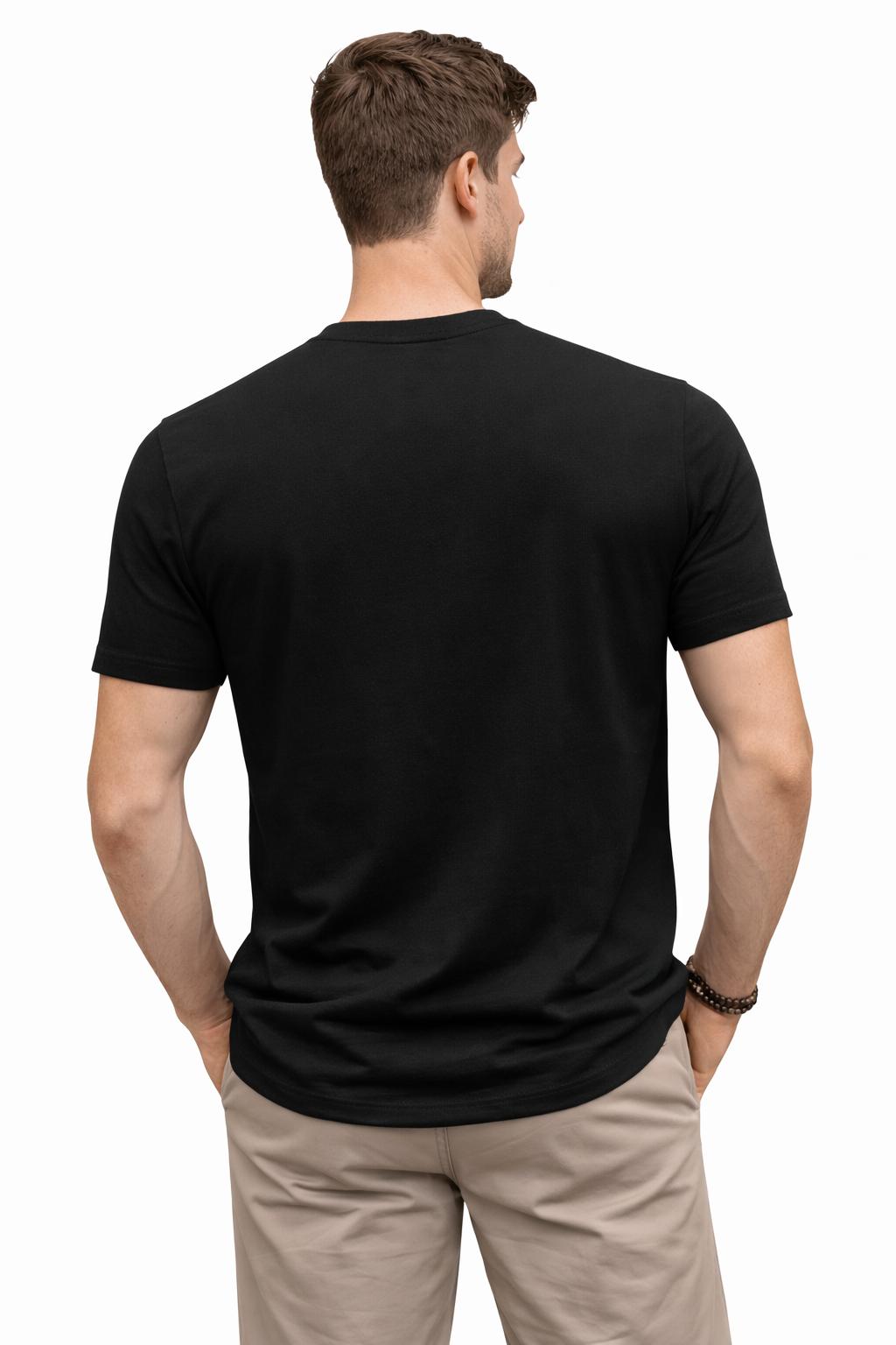 Cotton T-Shirt Round Neck view 2