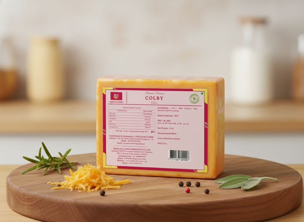Mishti Gourmet Colby Cheddar 200g view 2