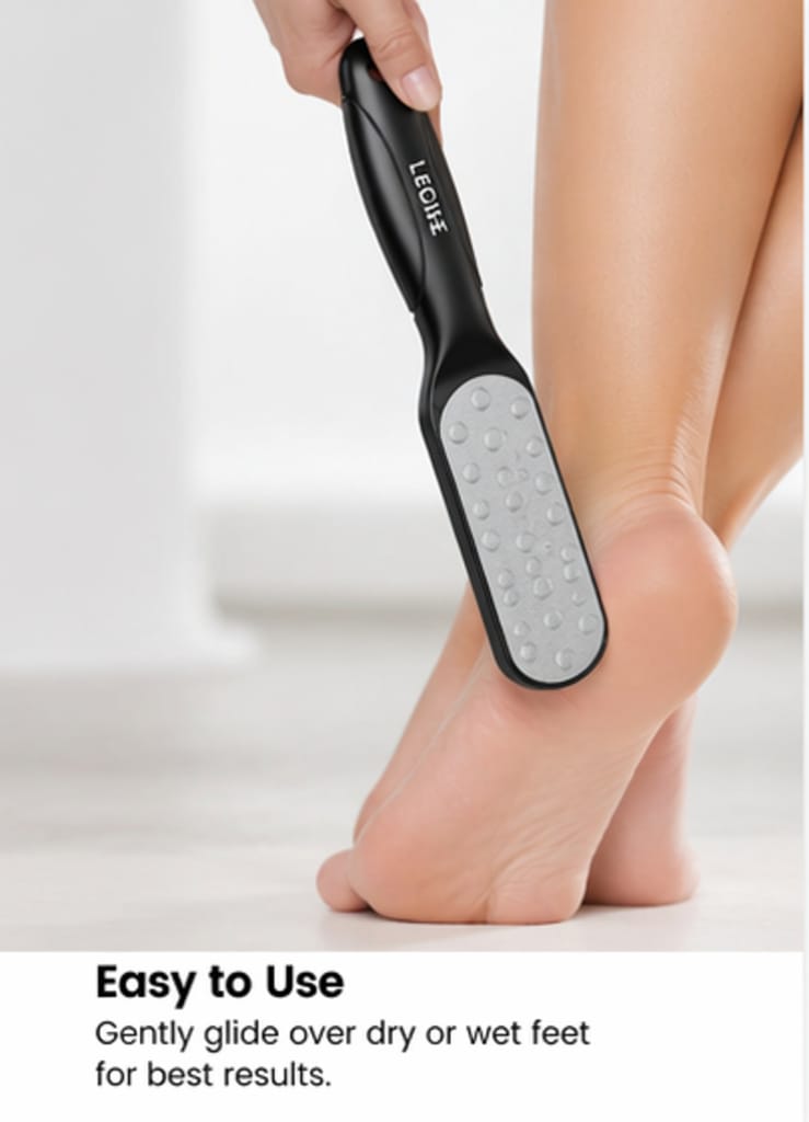 LEGISE Premium Foot Scraper Callus Remover | Dual-Sided Pedicure Foot File for Dead Skin Removal | Professional Foot Care Tool for Smooth & Soft Feet view 2