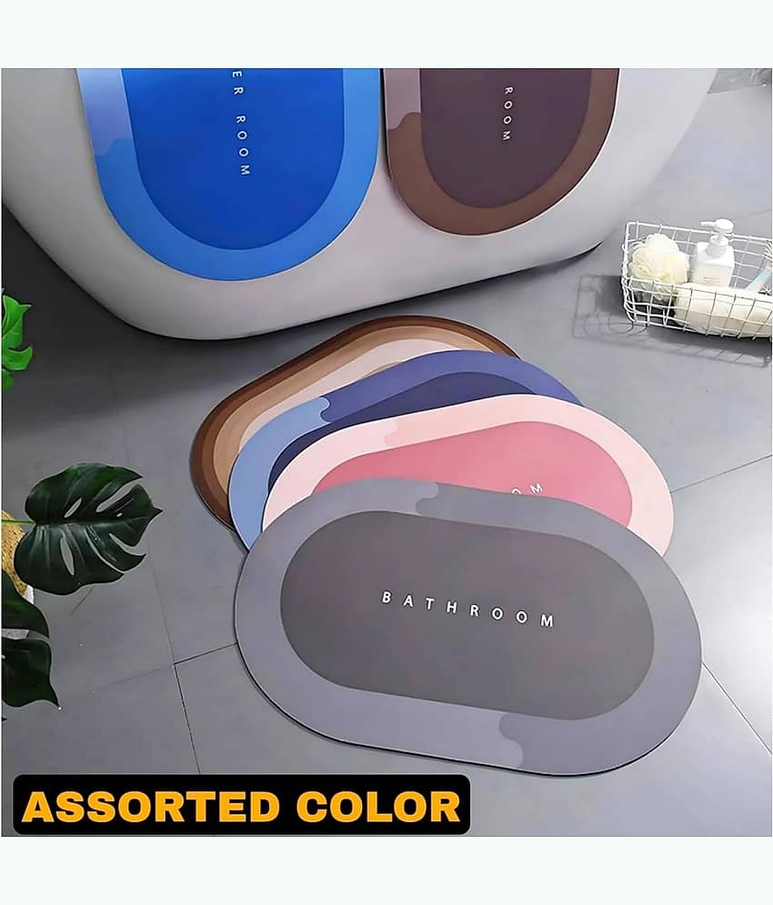 croon - Anti-skid Rubber Door Mat ( 60 X 40 cm ) Set of 2 - Assorted view 2