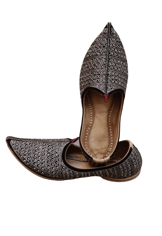 Rajasthani Handmade Leather Mojadi view 2