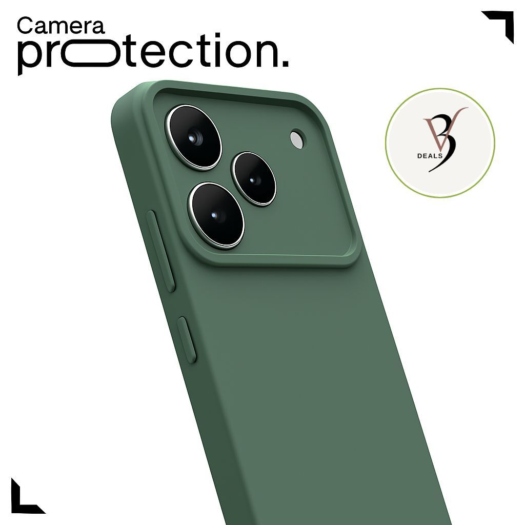 V3Deals Back Cover for Realme P4 Pro 5G | Soft Matte Silicone Finish | Camera Bump Protection | Slim Fit Shockproof Case for Realme P4 Pro | Durable & Lightweight Design view 2