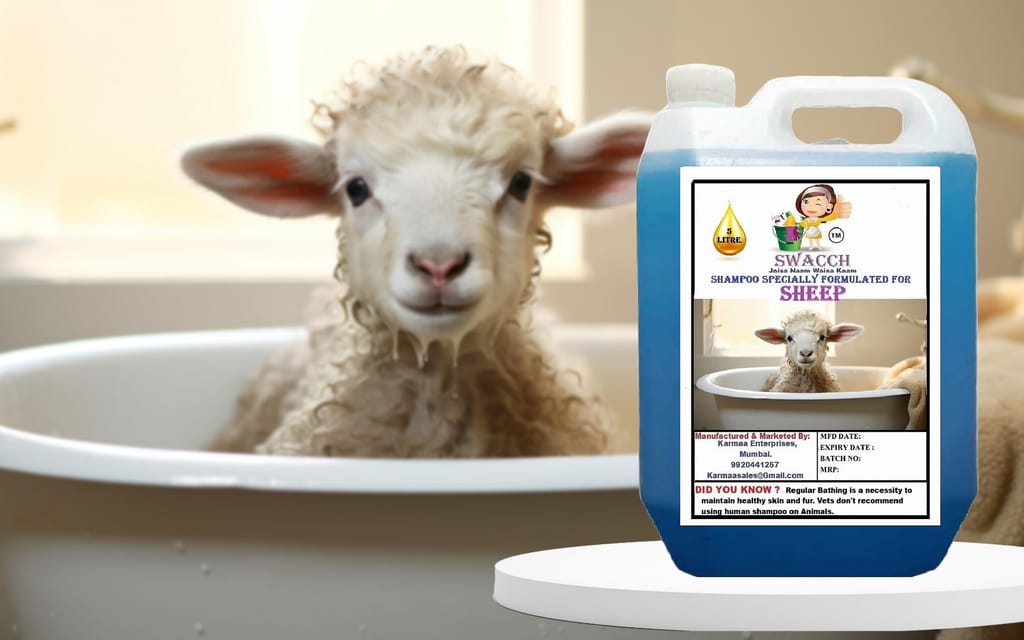 Swacch Shampoo Specially Formulated for Sheep (5 Litre) Lavender view 2
