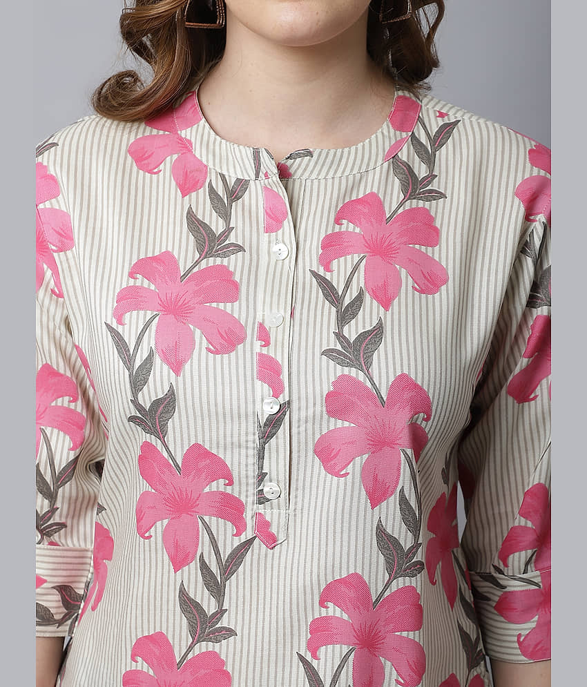 Pistaa Women's Viscose Regular Top ( Pink ) view 2