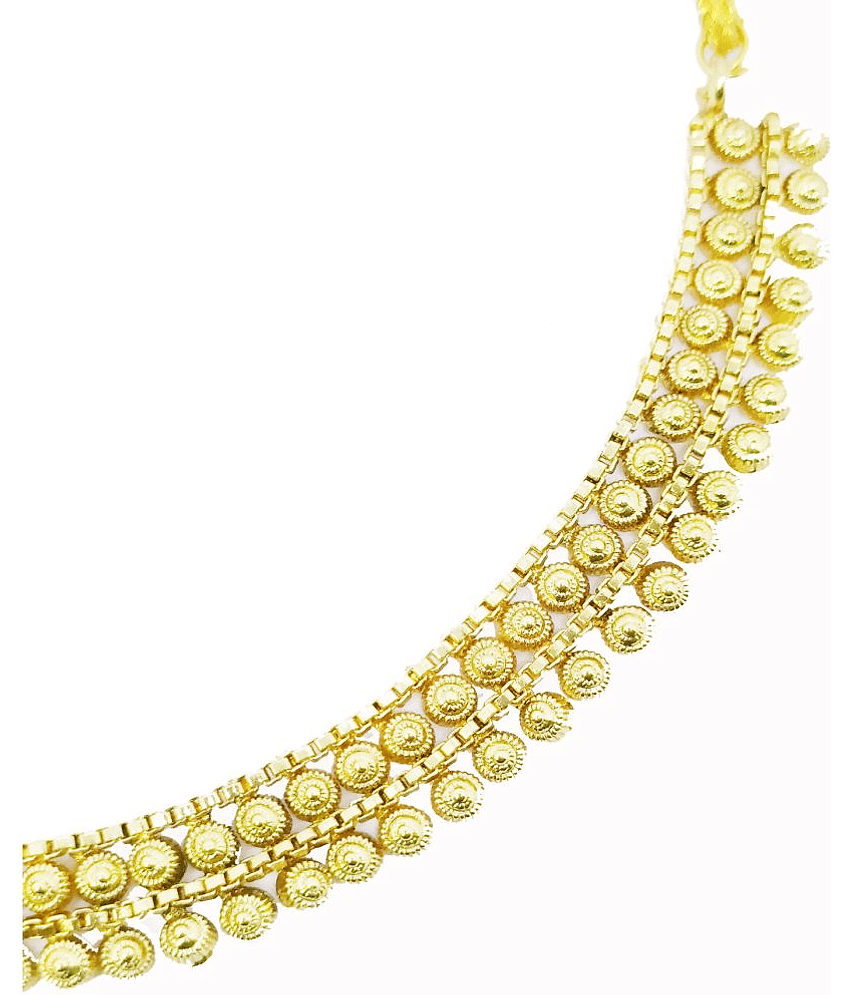 gilher - Golden Copper Necklace Set ( Pack of 1 ) view 2