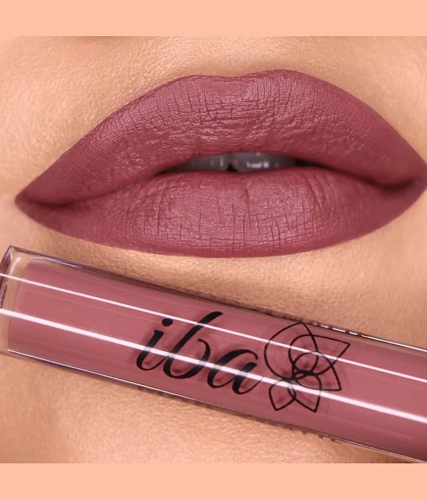 Iba Maxx Matte Liquid Lipstick Beautiful Mauve, 2.6 ml , Transfer Proof , Non Drying,Pack of 1 view 2