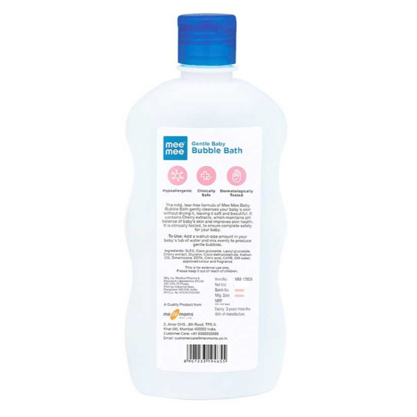 Mee Mee Gentle Baby Bubble Bath White 200 Ml view 2