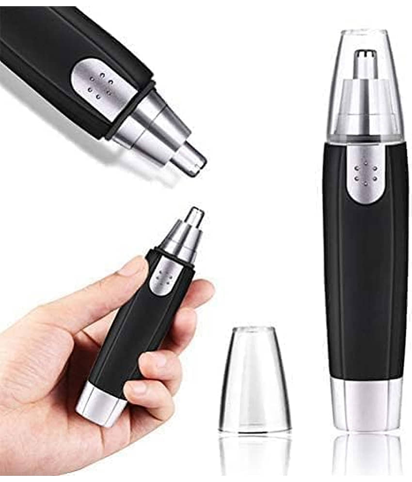 GEEO Electric 3 in 1 Black Cordless Nose Trimmer With 15 minutes Runtime view 2