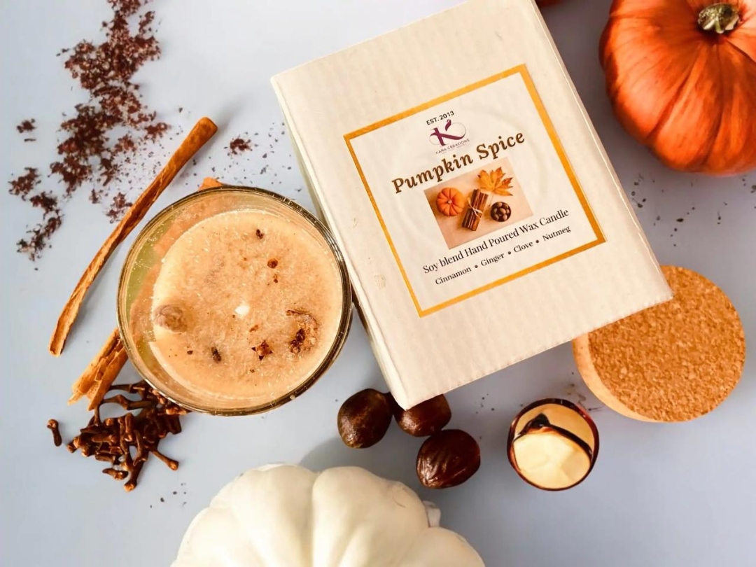 Pumpkin Spice Soy Candle view 2