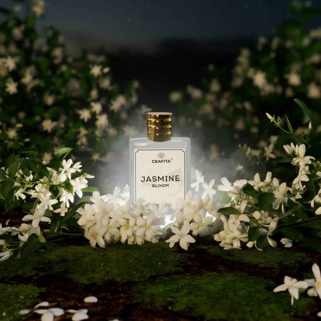 CRAFITA Jasmine Bloom Perfume | Authentic & Elegant | Long-Lasting Floral Fragrance | Everyday -Eau De Parfum | 50ml view 2