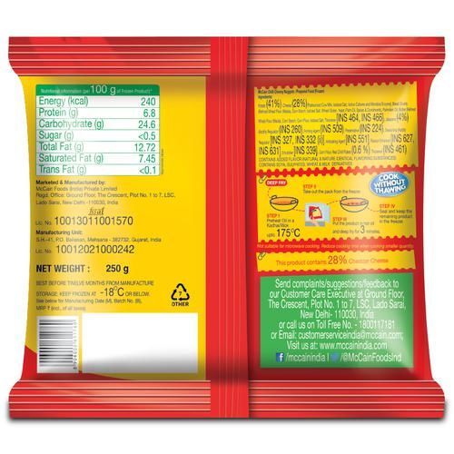 McCain Chilli Cheesy Nuggets, 250 gm view 2