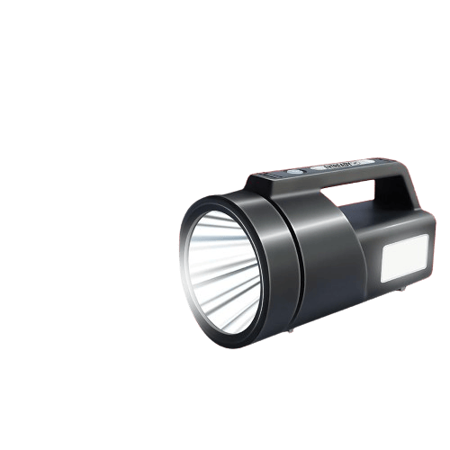 Searchlite Dl95 |Led Torch Cum Emergency Sidelight |4W Torch & 4W Emergency Sidelight | 4 Lighting Modes | 40000 Lux Output | India's Fast Charging Torch | Powered by Li-Ion Battery | Black view 2