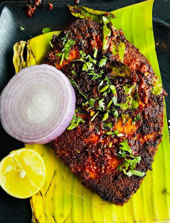 Anjal tawa fry {king fish}