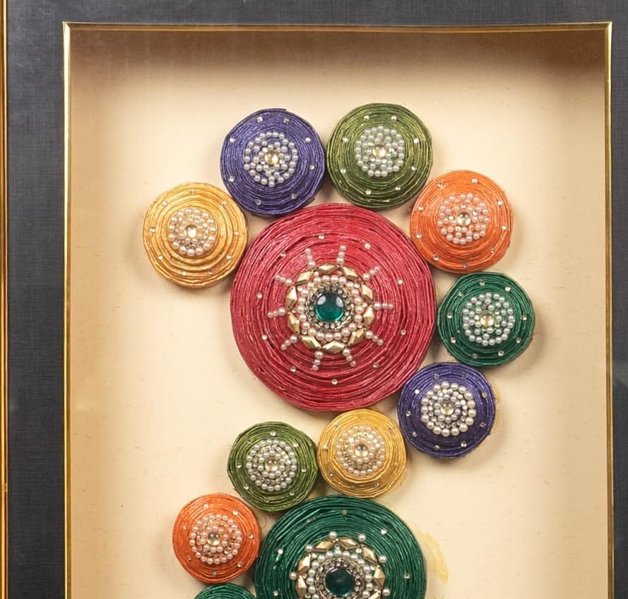 Handcrafted Beaded Wall Art view 2