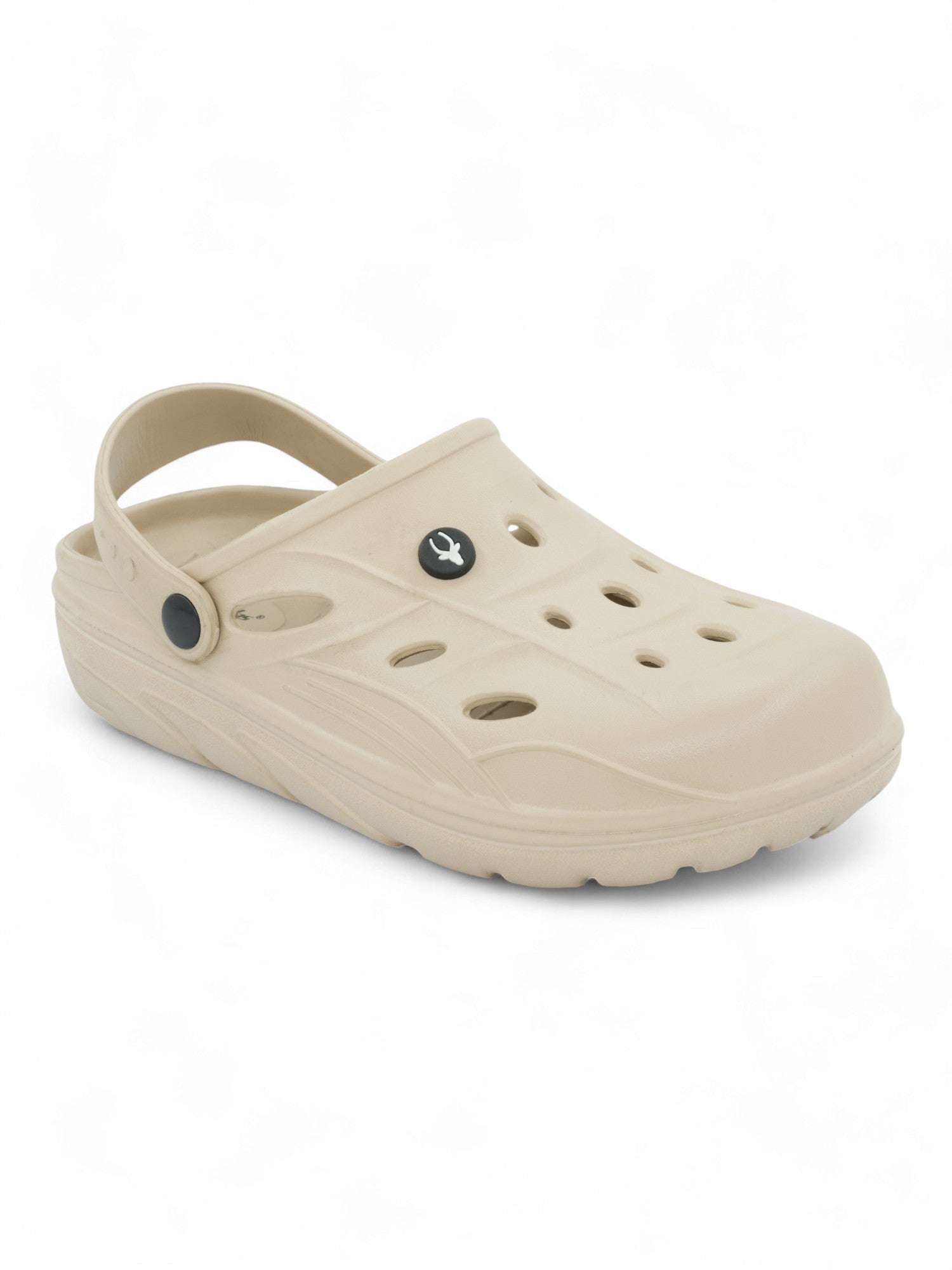 Hirolas® Men’s Cushioned Fluffy Ultra-Comfort Clogs Sliders - Beige HROMCL08BGE view 2