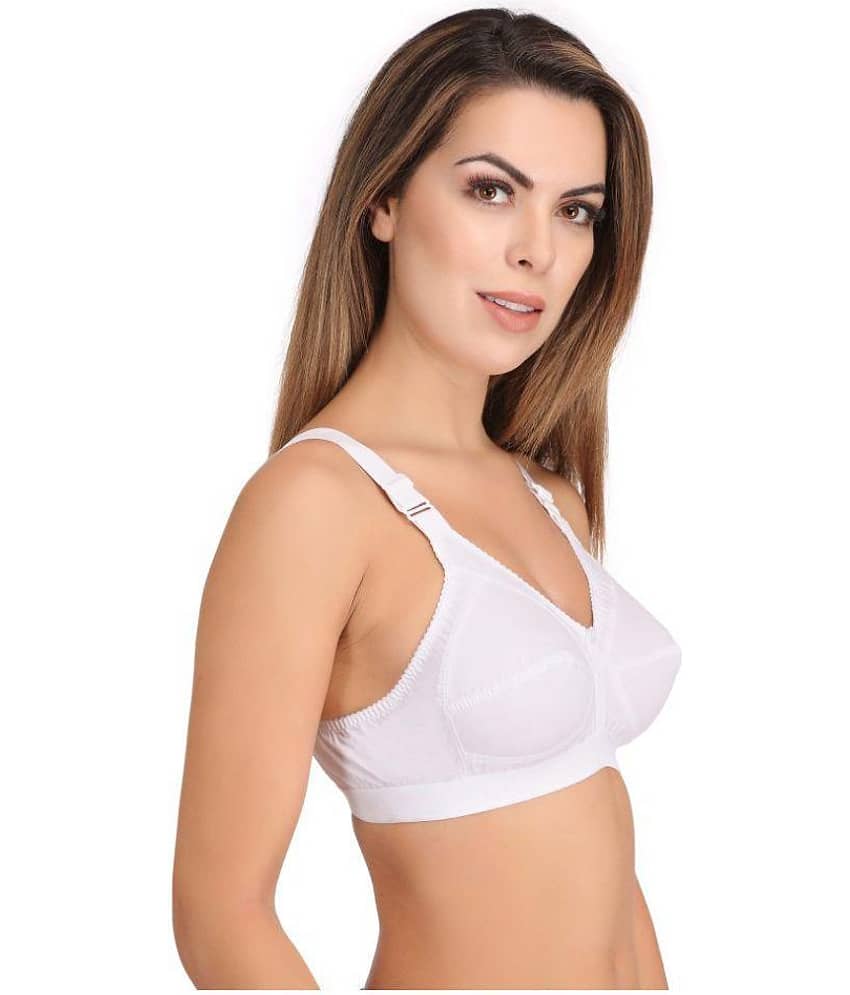 Eve's Beauty Pack of 2 Cotton Non Padded Women's Vintage Bra ( Multi Color ) view 2