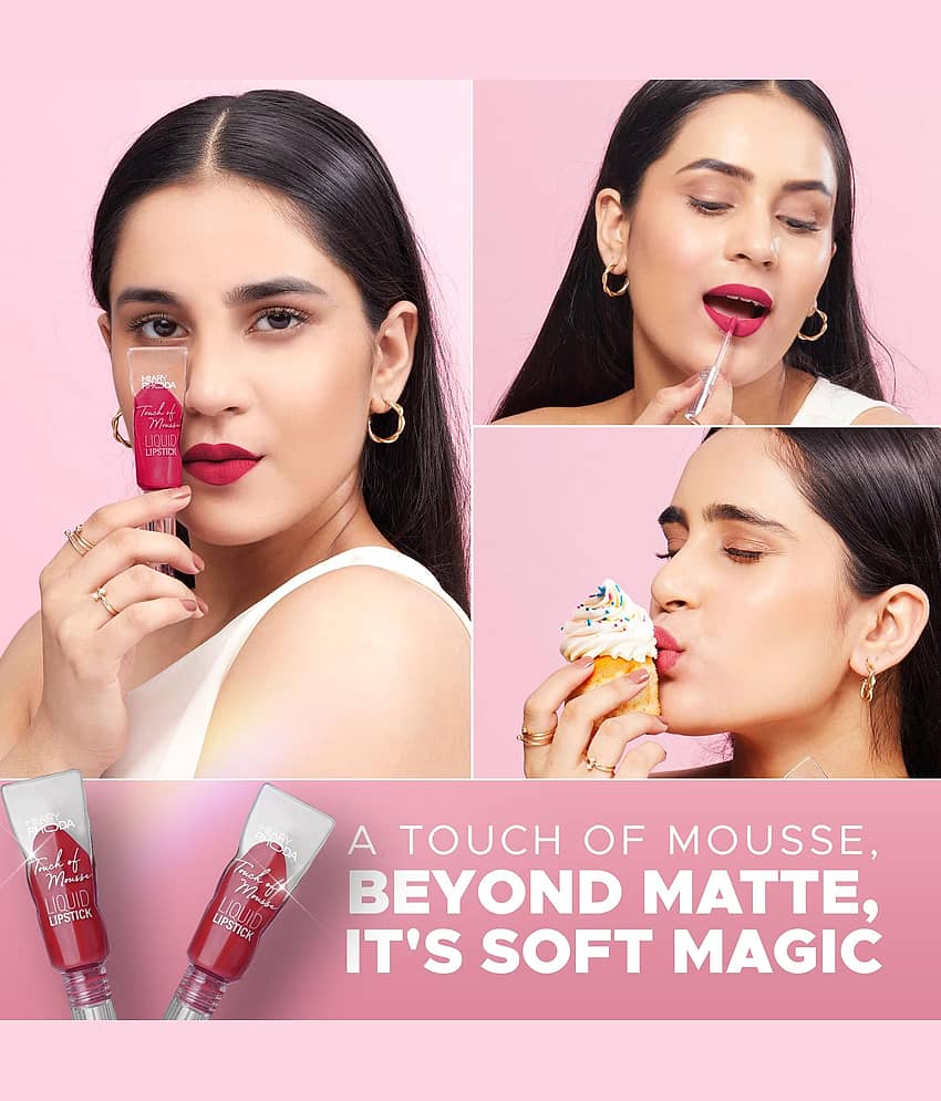 Hilary Rhoda Red Matte Waterproof Liquid Lipstick ( Pack of 1 ) view 2