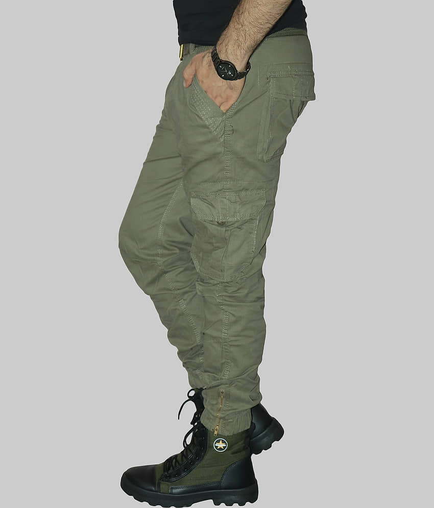 HYMEN LEGIONS Regular Flat Men's Cargos - Off White ( Pack of 1 ) view 2