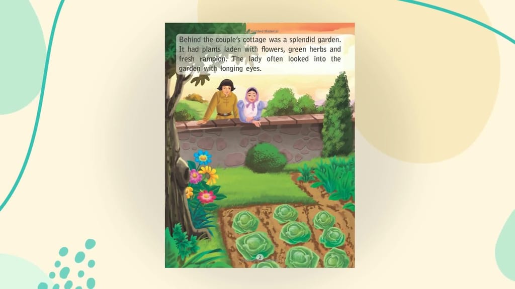 Rapunzel Illustrated Story Book for Children Age 2-6 years, 32 Pages - World Famous Tales Stories [Paperback] Dreamland Publications view 2
