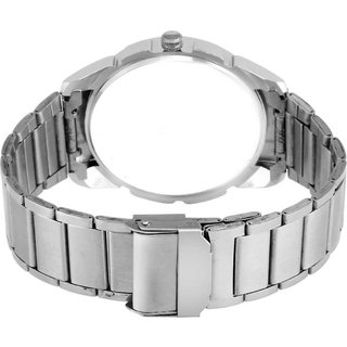 HRV Men's Round Dial Silver Strap Analog Watch view 2