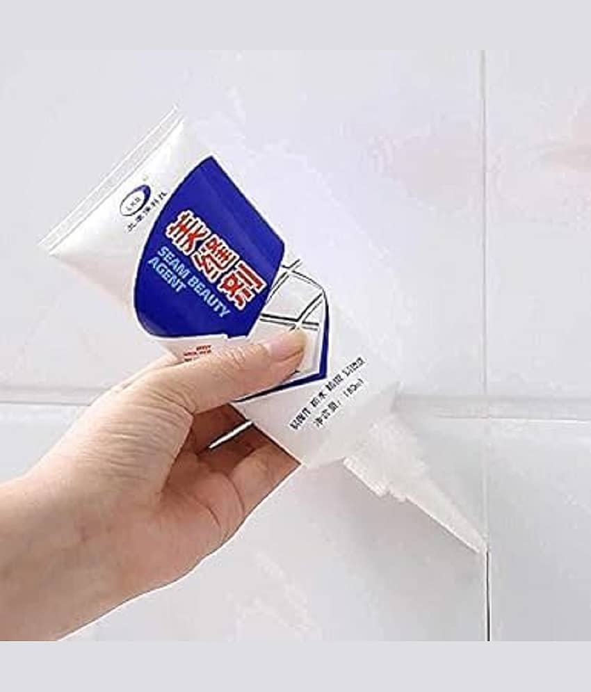 Tiles Gap Filler Waterproof Crack Grout Gap Filler Agent Water Resistant Silicone Sealant for DIY Home Sink Gaps/Grouts Repair Filler Tube Paste for Kitchen, Bathroom Tiles Gap Filler -180ML (180ml) view 2