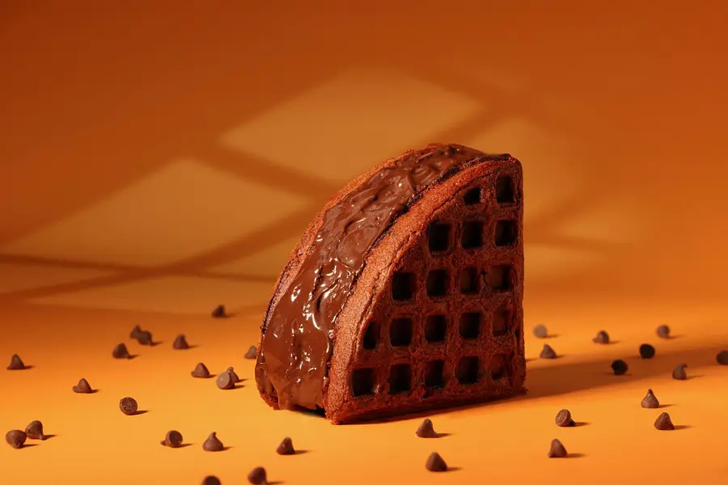 Belgian chocolate dark xoverload waffle