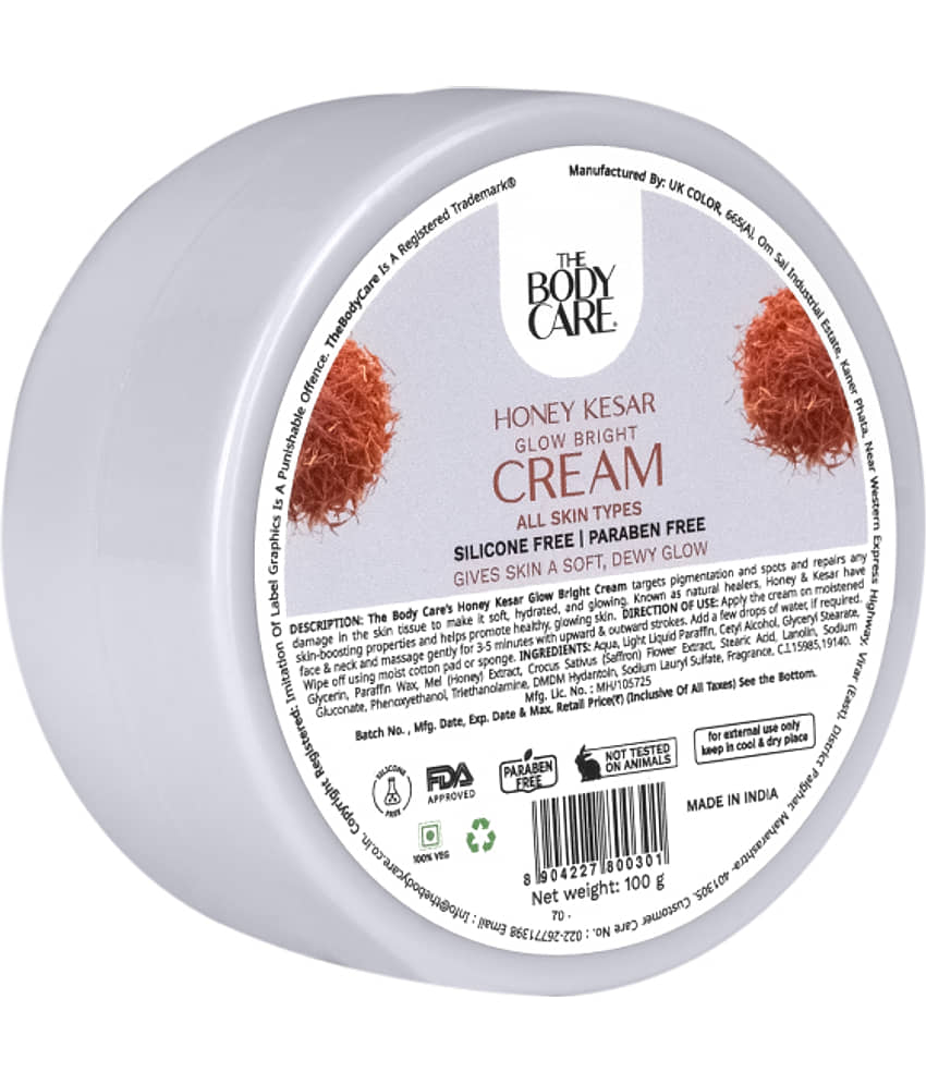 The Body Care Honey Kesar Glow Bright Cream For All Skin Type ( 100g) view 2