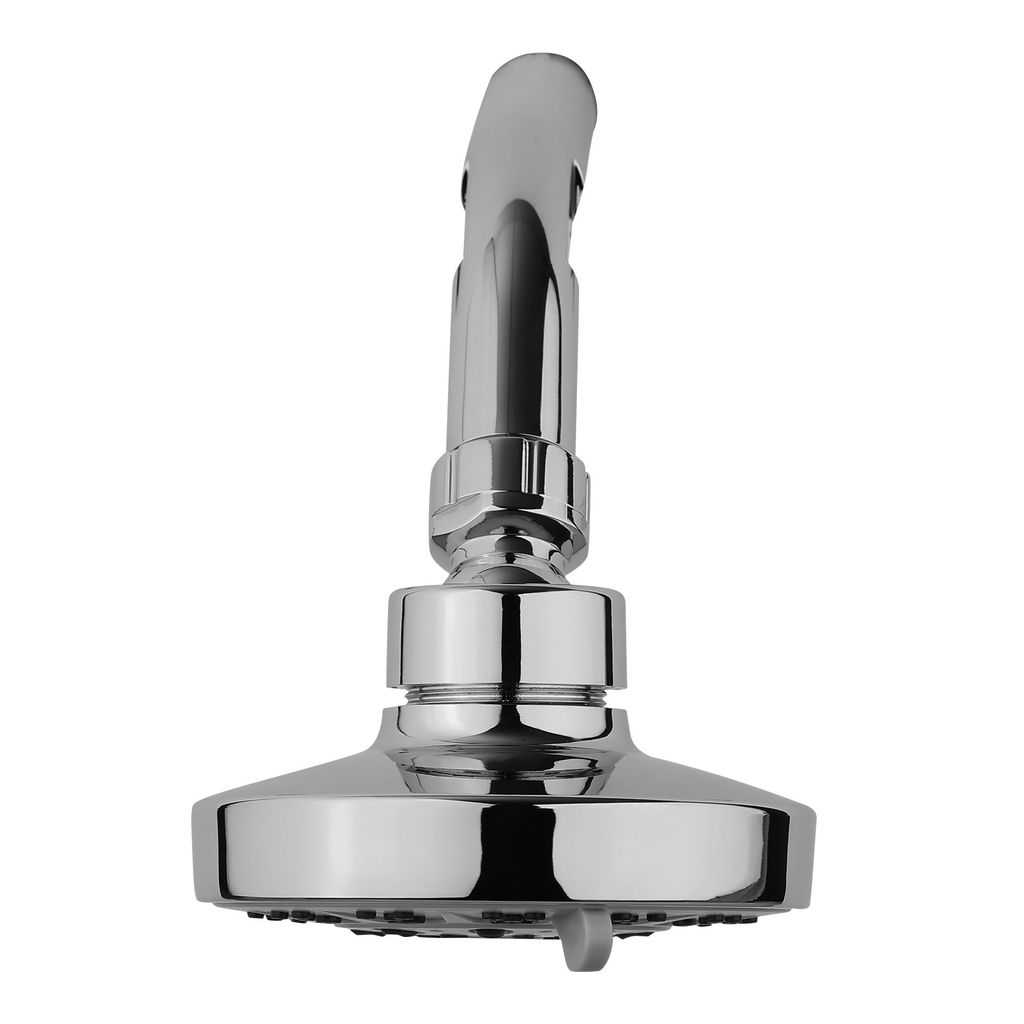 Orvos Overhead multi-function shower, 4x4 inches, StreamEase, Chrome plated with high grade Korean ABS material from LG, head only, for high end luxury bathrooms view 2