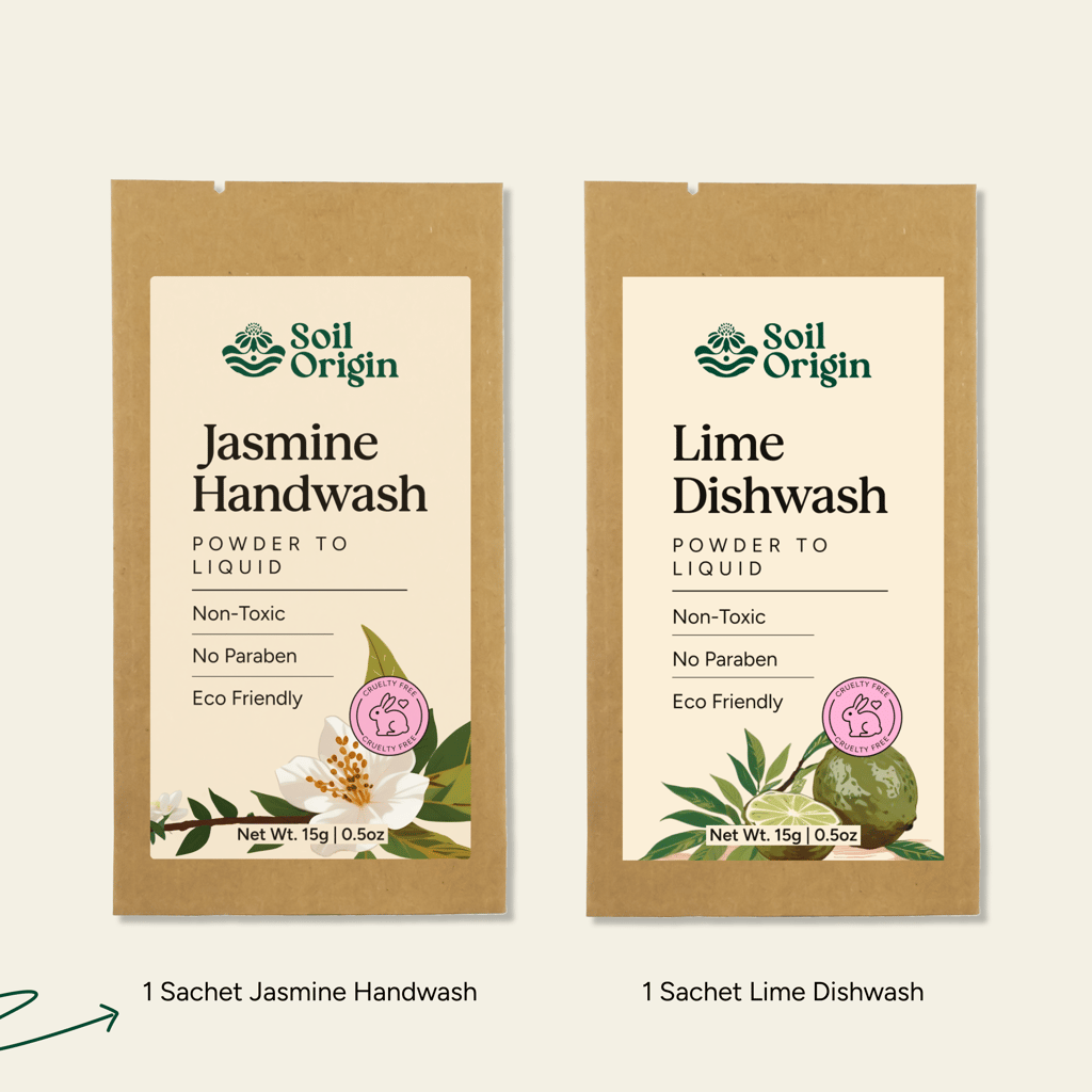 Eco-Friendly Home & Body Essentials Combo - Toothbrush, Loofah, Coconut Scrubber & More view 2