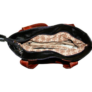 Trendy Black Brown Ladies Handbag view 2