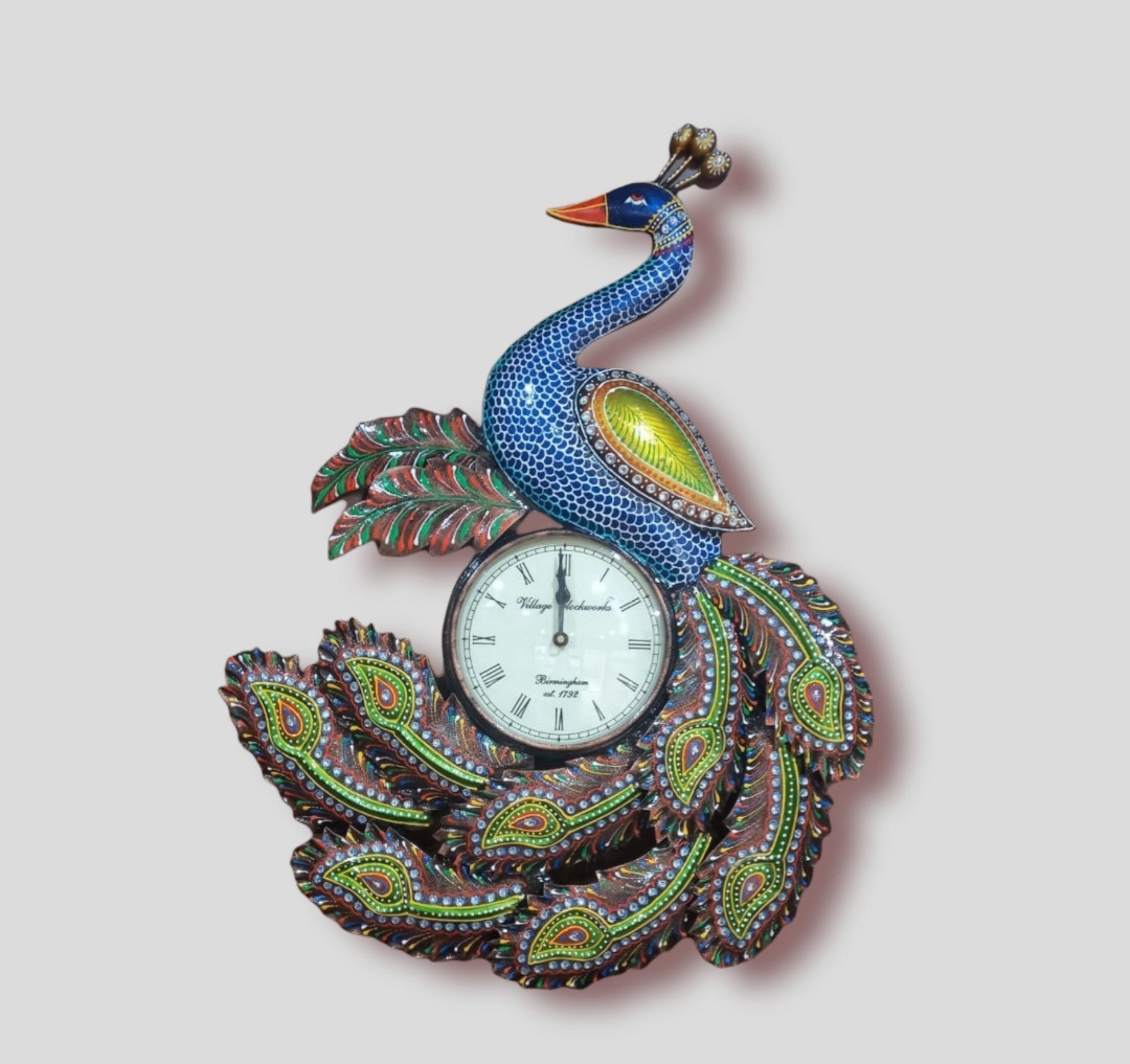 Metal Wall Décor Clock 01 view 2