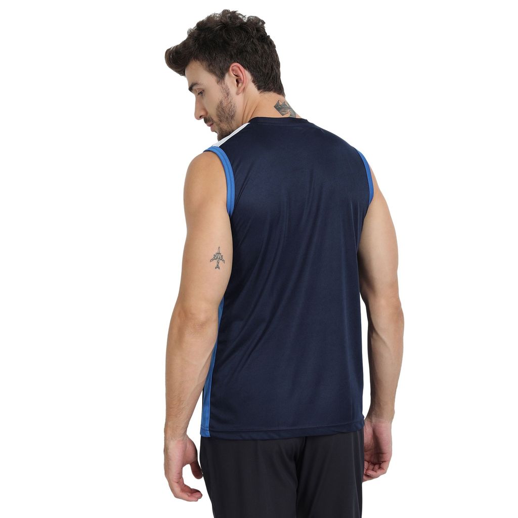 FTX Men Colorblock Round Neck Sleeveless Tshirt view 2