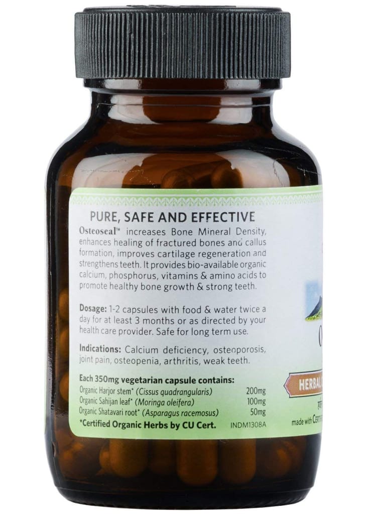 organic india Osteoseal 60 Capsules Bottle - Pack of 2 view 2